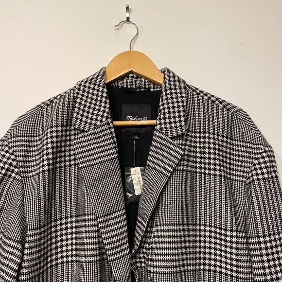 Madewell Oversized Dorset Blazer in Adkins Plaid - Picture 3 of 6